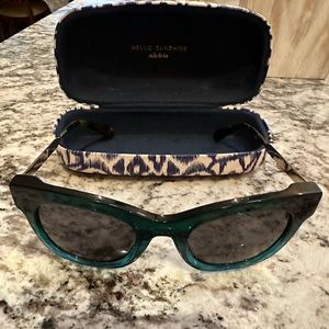 Stella & Dot Simone Sunglasses in Olive (Colors is a light rich green.)